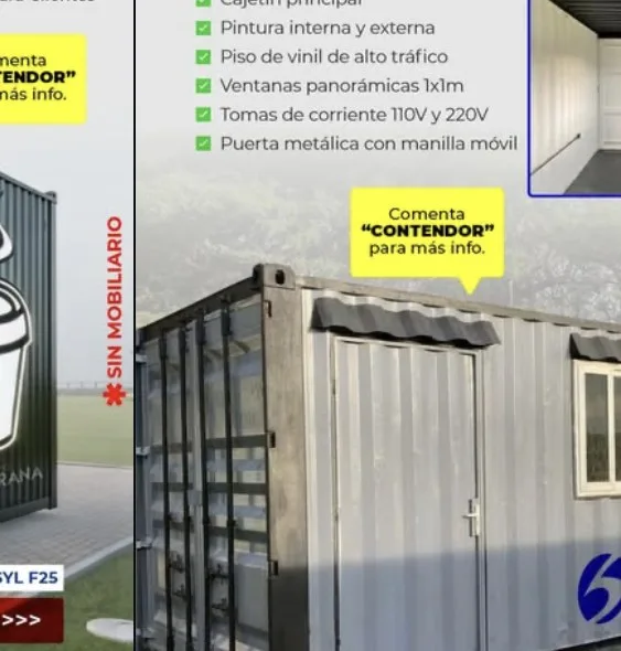 Oficina monoambiente de 6 m